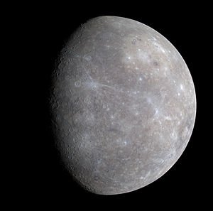 Die planeet Mercurius.